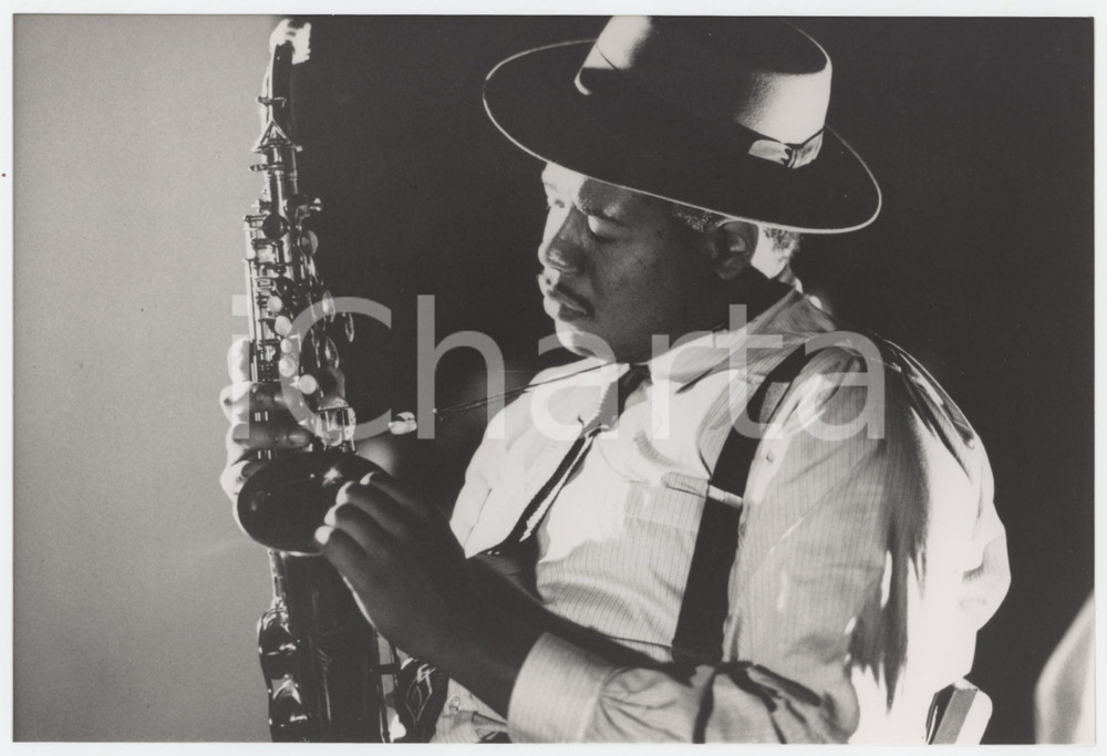Materiale cinematografico d’epoca 1988 CINEMA Bird Regia di Clint EASTWOOD  Forest WHITAKER con sassofono Foto 1