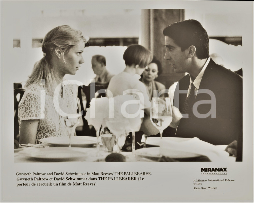 Materiale cinematografico d’epoca 1996 THE PALLBEARER Gwyneth PALTROW David SCHWIMMER Foto 25x20 cm 1