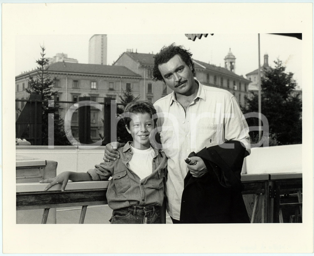 Fotografia d epoca originale 1991 COMMISSARIO CORSO  NOTTE DI LUNA Diego ABATANTUONO Sergio TERENGHI Foto 1 1