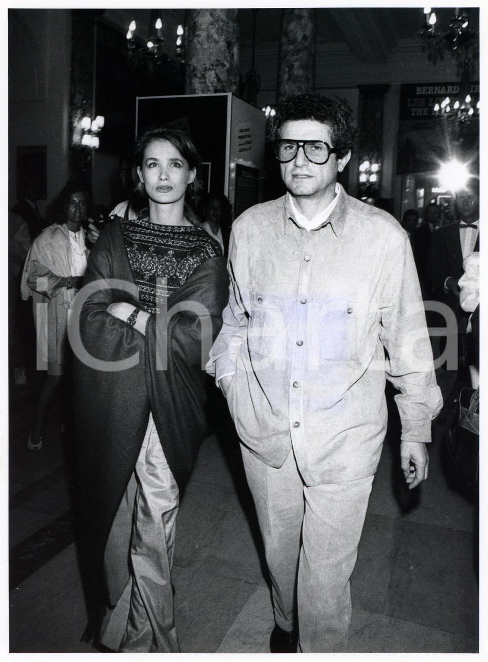 Fotografia d epoca originale 1985 ca CINEMA Claude LELOUCH MarieSophie POCHAT Foto 24x17 cm 1