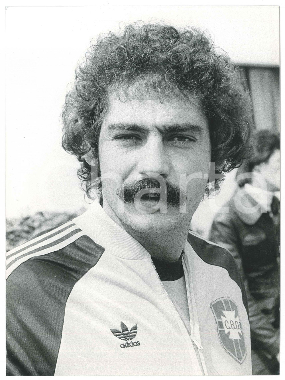Fotografia d epoca originale 1978 BRASILE  CALCIO Roberto RIVELINO Ritratto centrocampista  Foto 18x24 cm 1