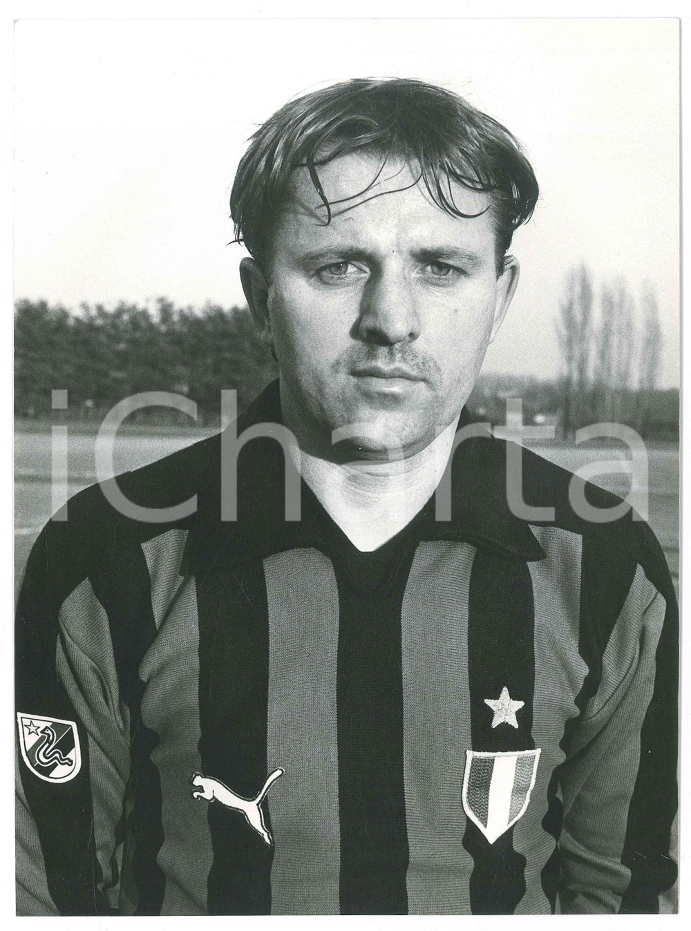 Fotografia d epoca originale 1981 CALCIO  INTER Abid KOVACEVIC in prova al Torneo di Capodanno  Foto 1