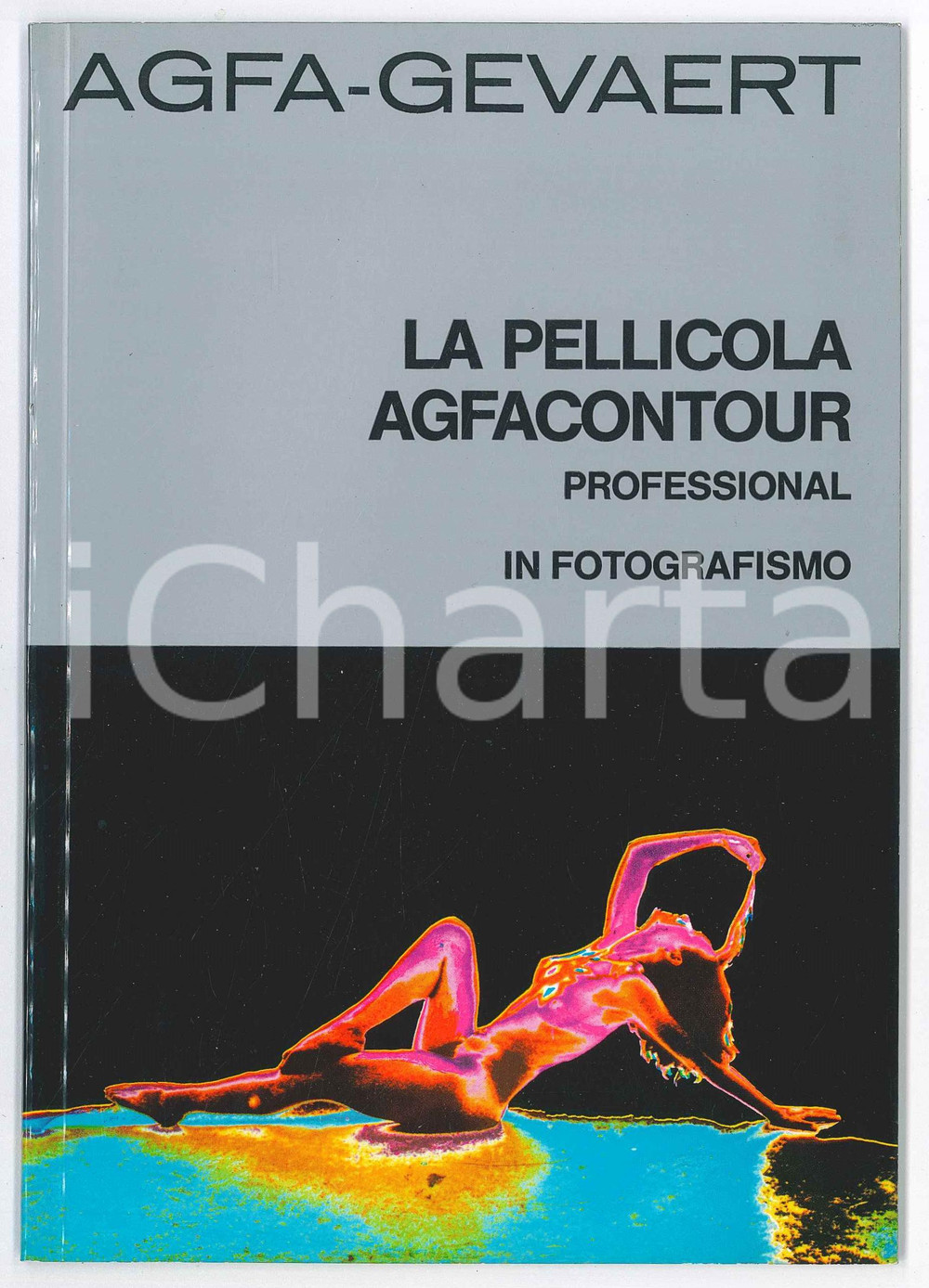 Libro, pubblicazione d epoca 1973 AGFAGEVAERT La pellicola Agfacontour professional in FOTOGRAFISMO 1