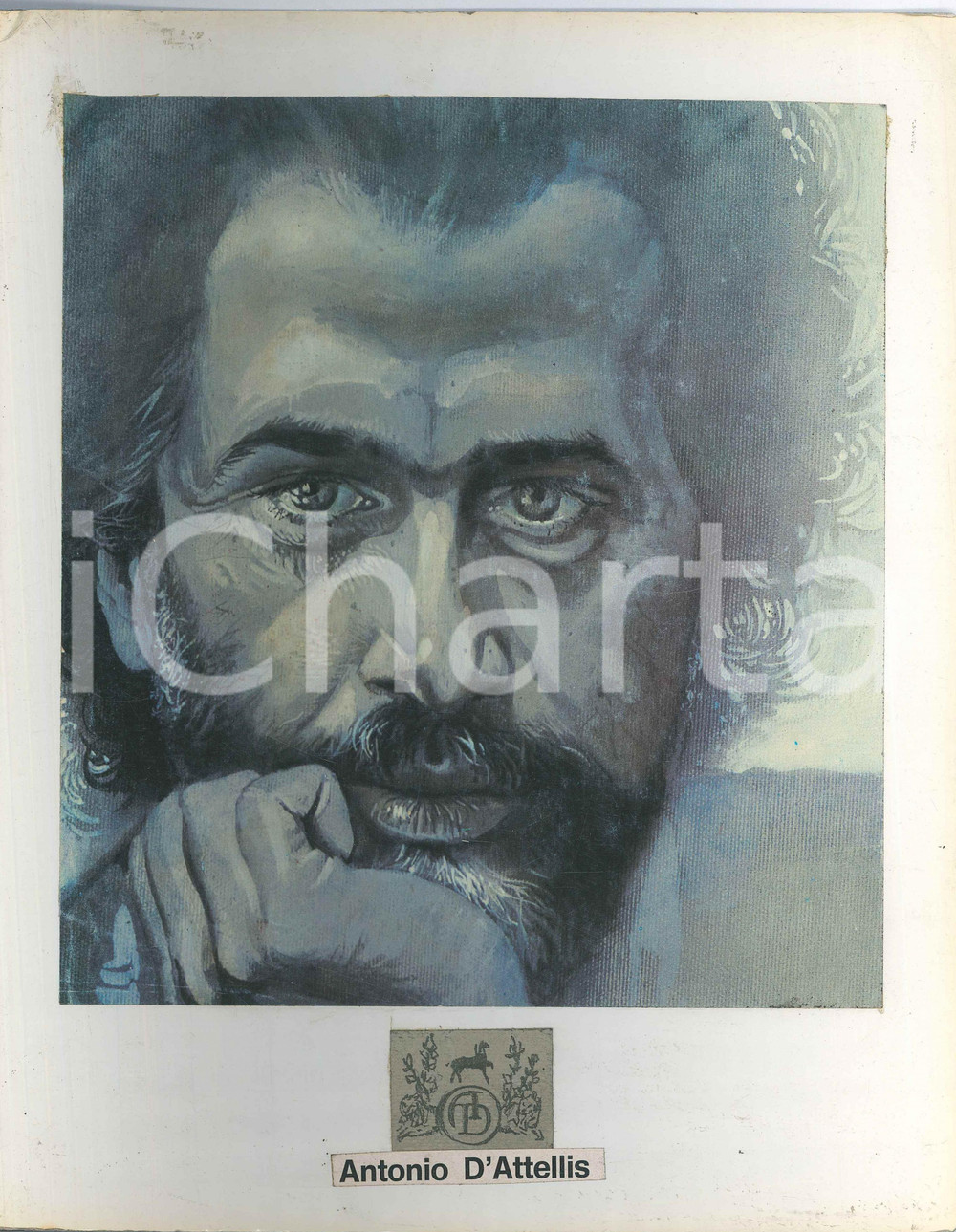 Libro, pubblicazione d epoca 1976 MILANO Galleria CIOVASSO  Antonio D ATTELLIS  Catalogo con VERE FOTO 1