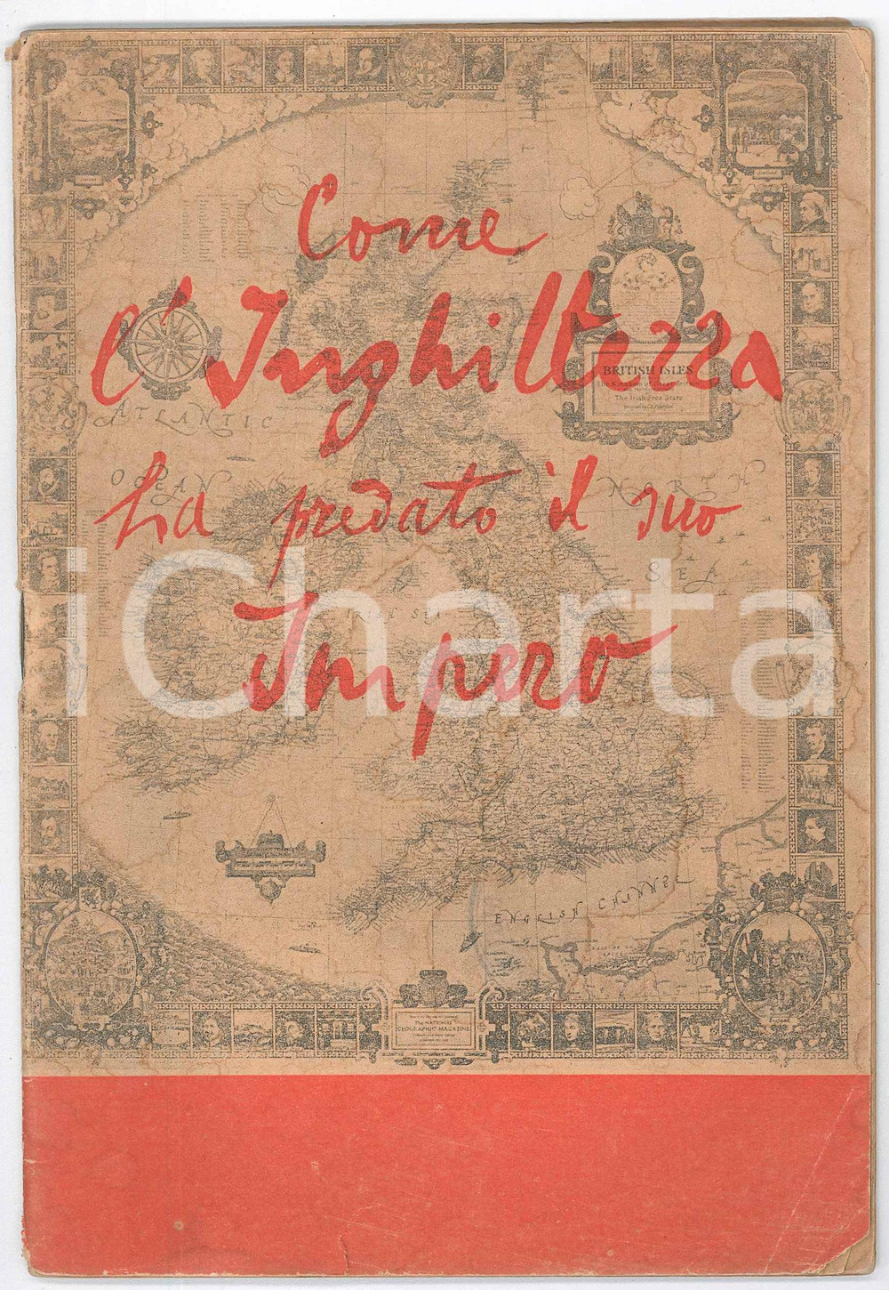 Libro, pubblicazione d epoca 1940 PROPAGANDA Come l Inghilterra ha predato il suo impero  35 pp. 1