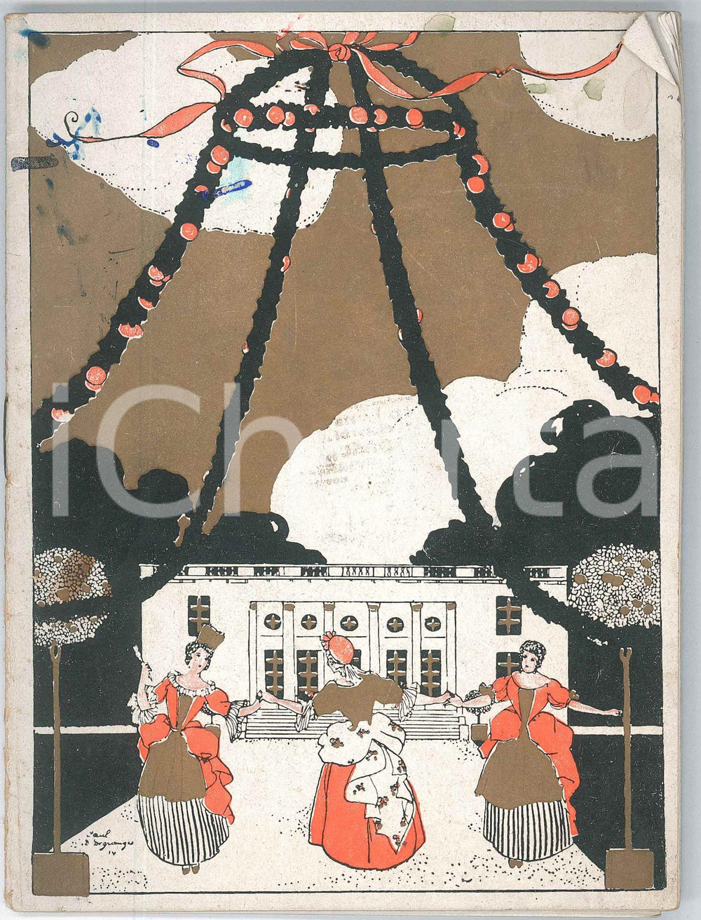 Materiale pubblicitario d’epoca 1927 THEATRE DE PARIS  L amant de Madame Vidal  VERNEUIL Programme 1