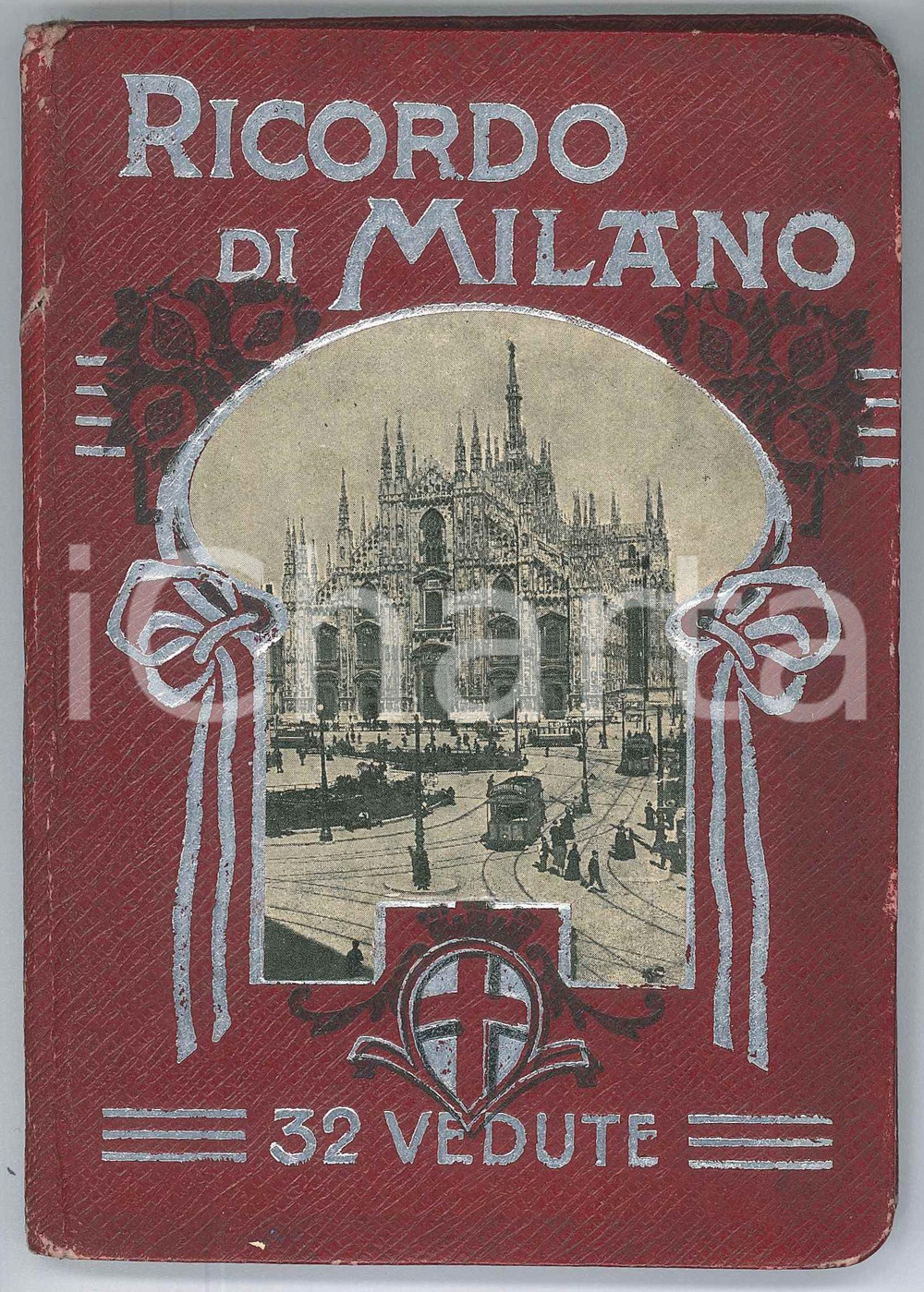 Libro, pubblicazione d epoca 1910 ca TURISMO  Ricordo di MILANO  32 vedute  ILLUSTRATO 1