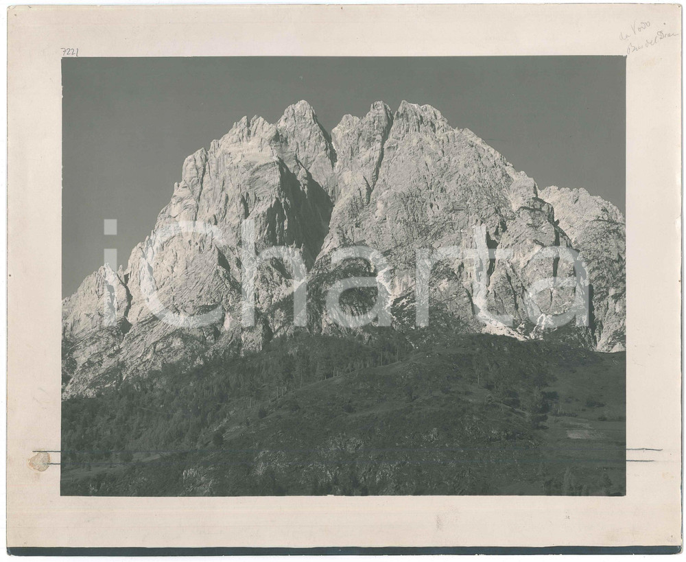 Fotografia d epoca originale 1925 ca ALPI Monte ANTELAO Re delle DOLOMITI Fotografia 29x24 cm 1
