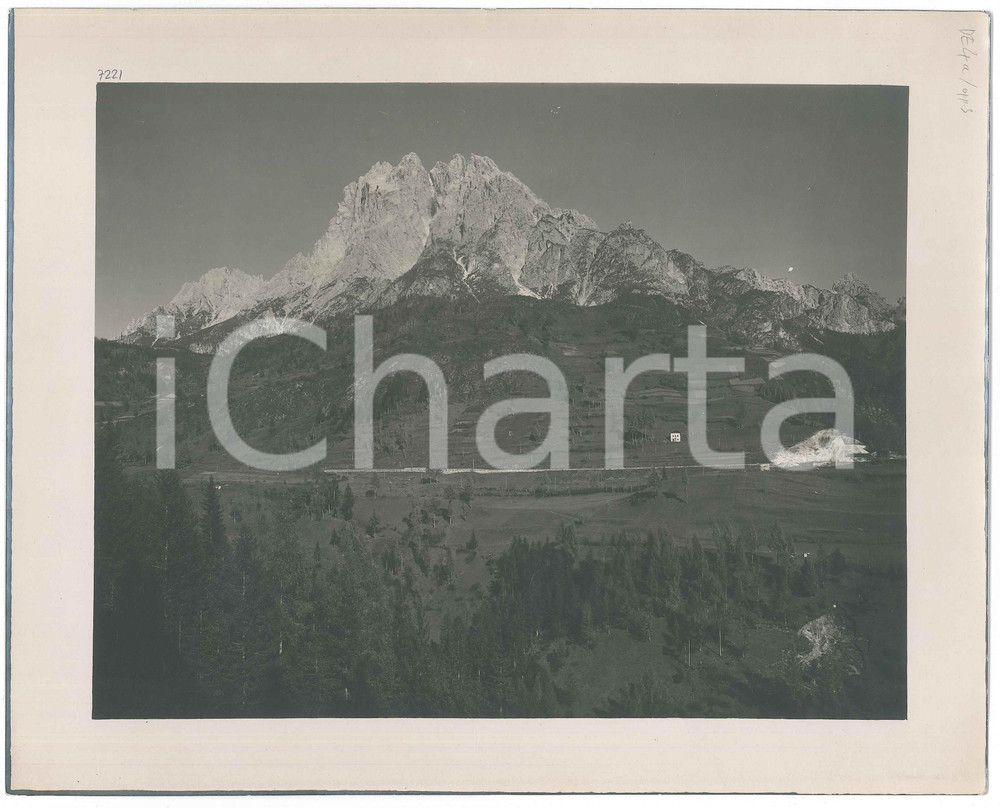 Fotografia d epoca originale 1925 ca ALPI Monte ANTELAO Re delle DOLOMITI Fotografia 30x24 cm 1