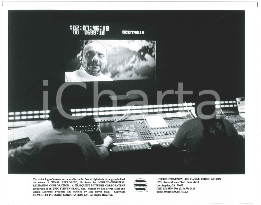 Materiale cinematografico d’epoca 1991 CINEMA Final Approach Hector HELIZONDO  Digital mix  Foto 25x20 cm 1