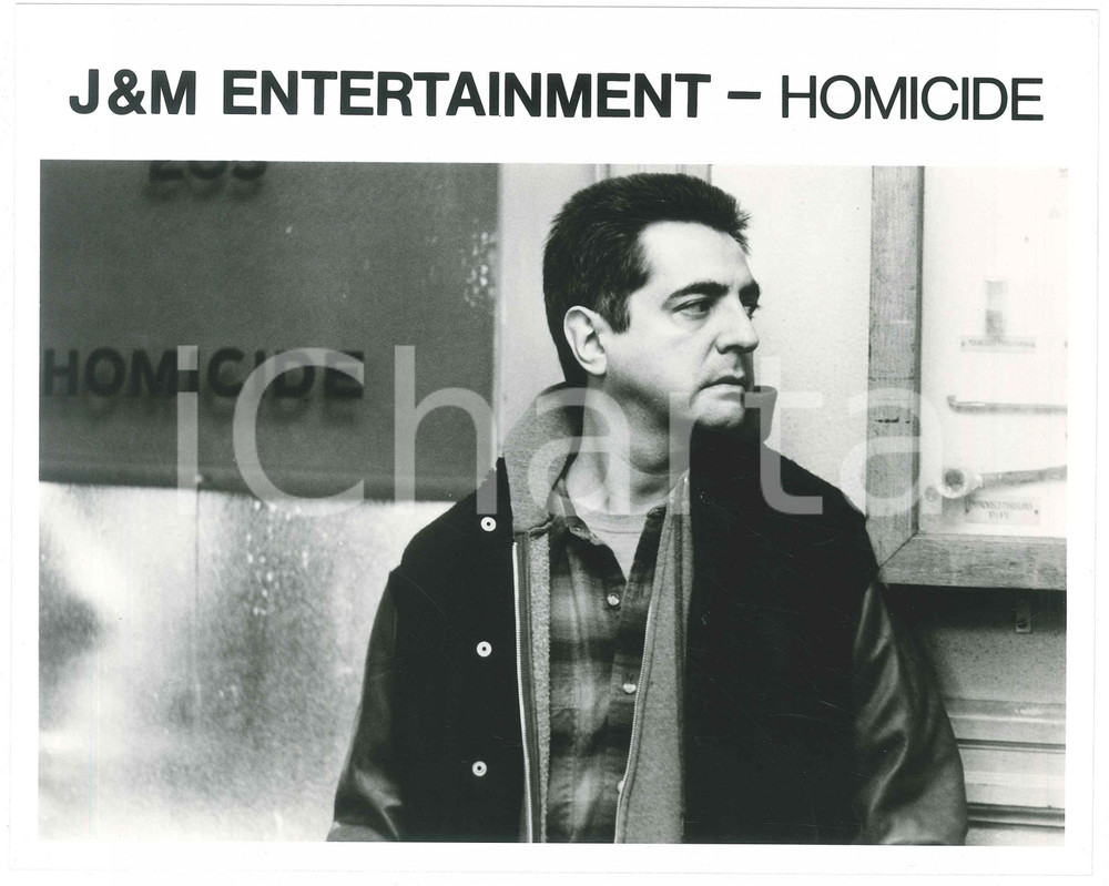 Materiale cinematografico d’epoca 1991 CINEMA Homicide  Joe MANTEGNA Ritratto dell attore  Foto 25x20 cm 1