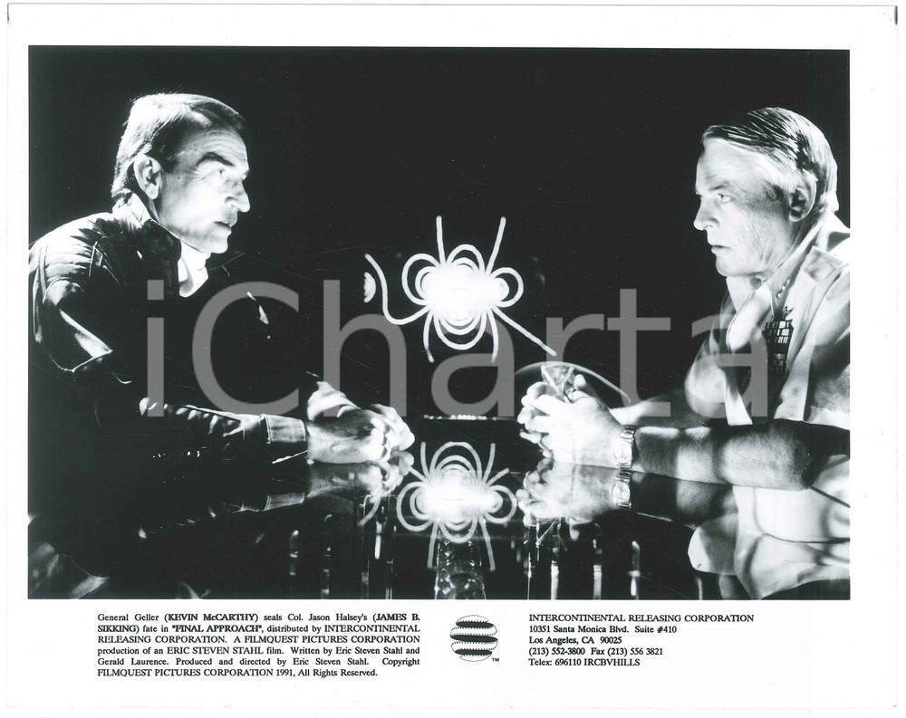 Materiale cinematografico d’epoca 1991 CINEMA Final Approach  Kevin McCARTHY James B. SIKKING  Foto 25x20 cm 1