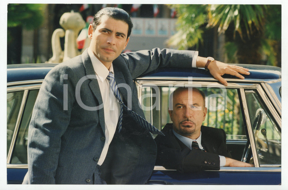 Materiale cinematografico d’epoca 1998 RAI  LA PIOVRA 9 Sebastiano LO MONACO  Foto 27x17 cm 1