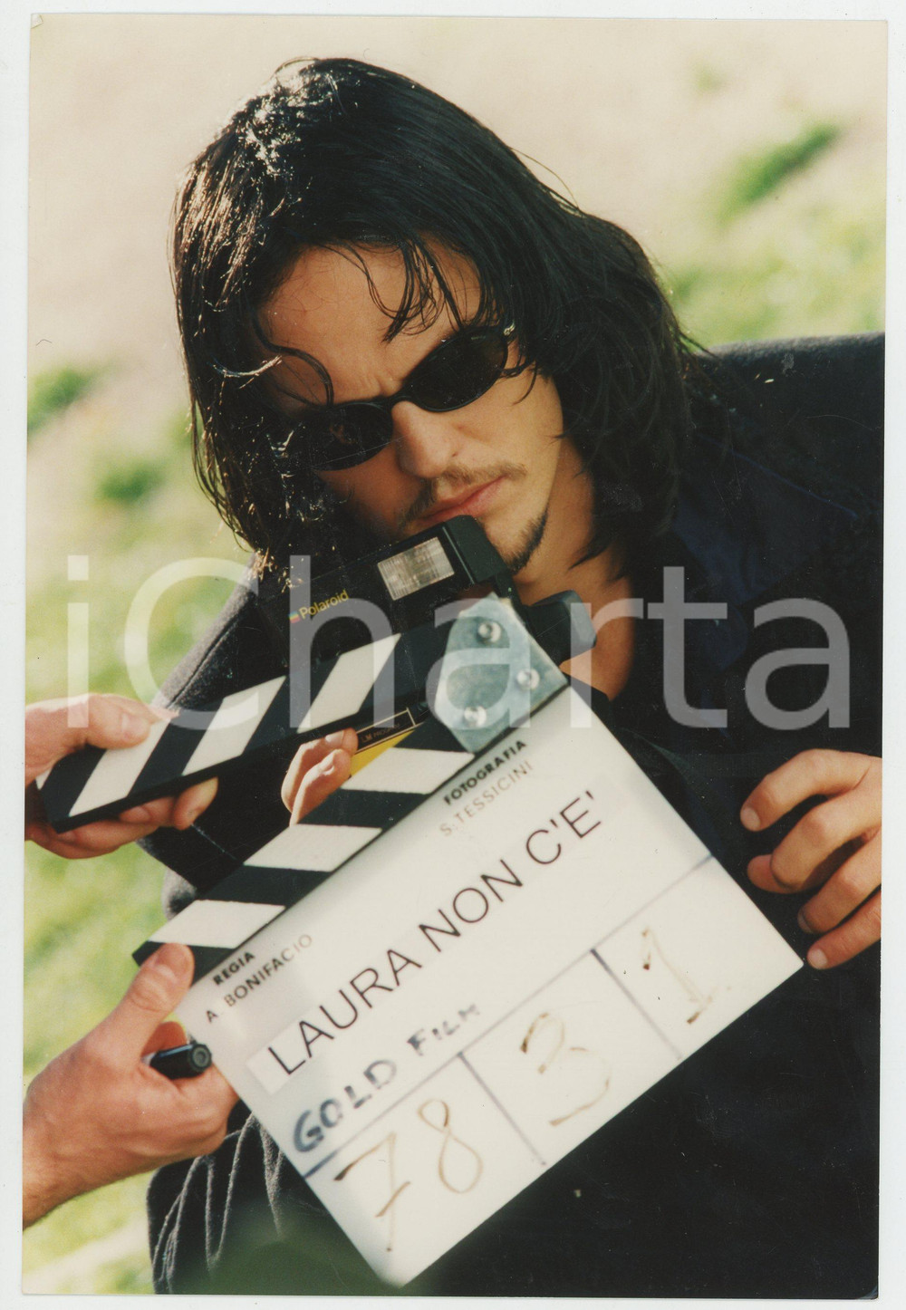 Materiale cinematografico d’epoca 1998 CINEMA  LAURA NON C Ãˆ  Nicholas ROGERS backstage Foto 22x15 cm 2 1