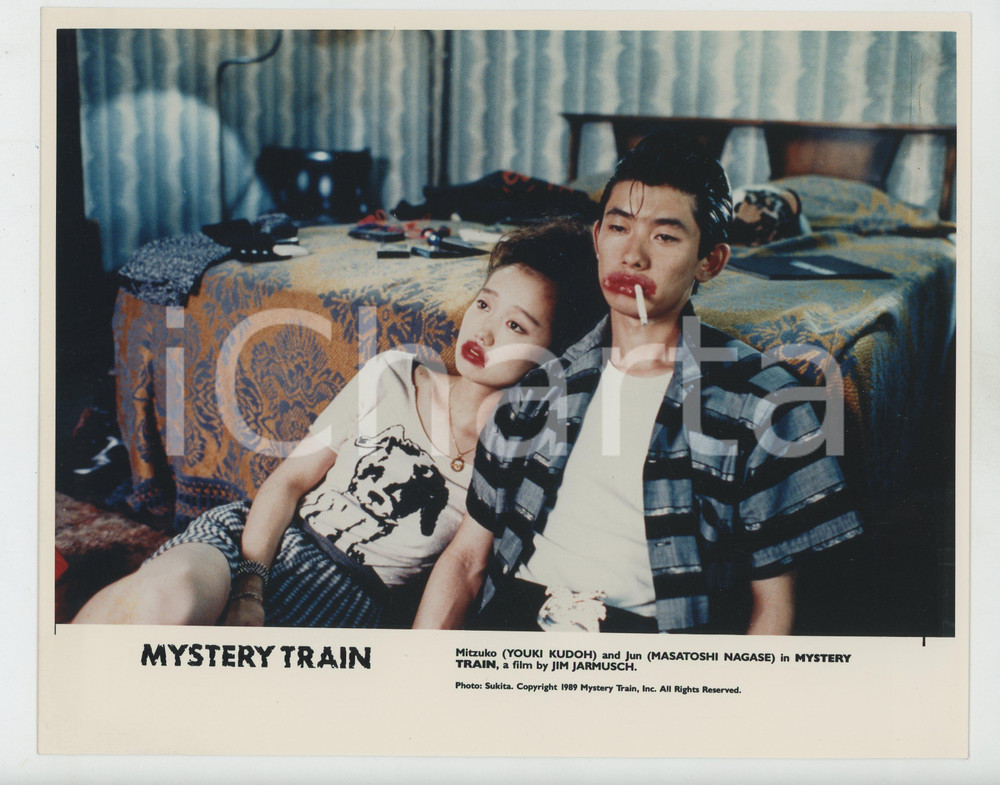 1989 MYSTERY TRAIN Youki KUDOH Masatoshi NAGASE *Foto 25x20 cm Fotografia di agenzia. CONDIZIONI:GOOD/buonoFORMATO: 25x20 originale e autentica 1