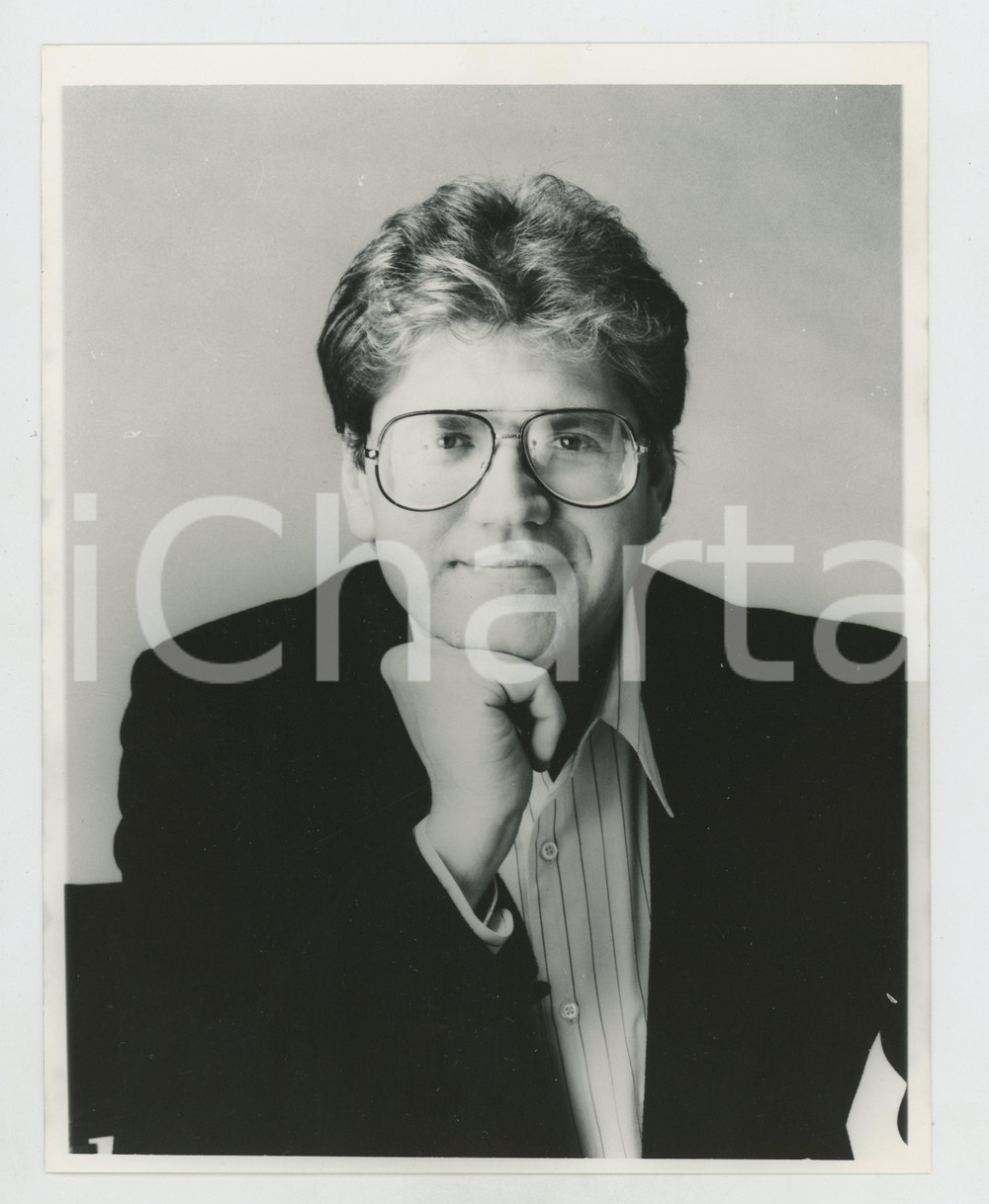 Materiale cinematografico d’epoca 1995 ca CINEMA Robert ZEMECKIS Ritratto del regista  Foto 18x23 cm 1