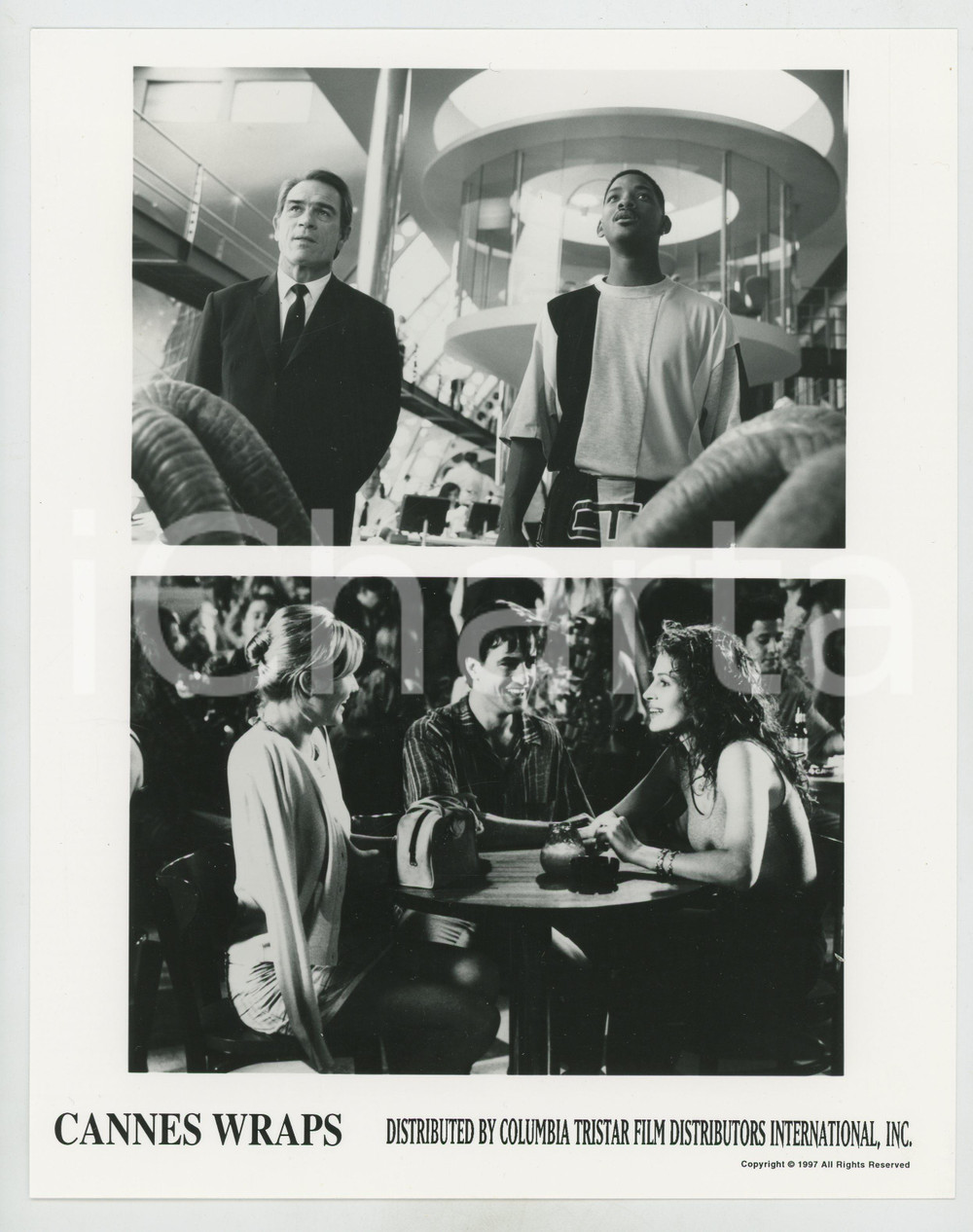 Materiale cinematografico d’epoca 1997 COLUMBIA TRISTAR Cannes wraps 50 CANNES FILM FESTIVAL Photo 20x25 cm 2 1