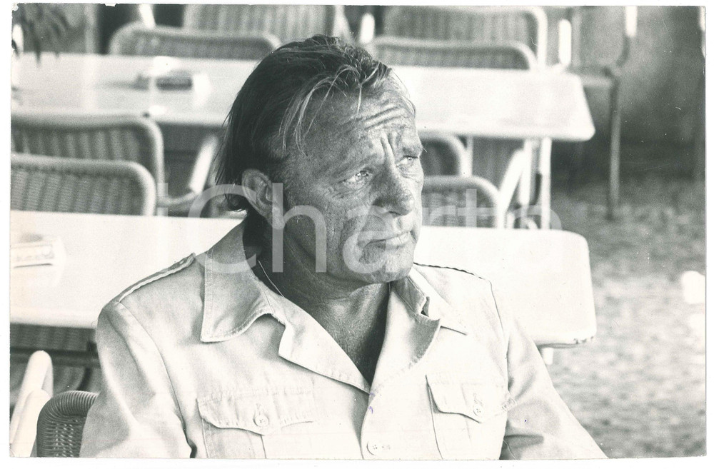 Fotografia d epoca originale 1975 ca CINEMA Richard BURTON Portrait of the actor  Photo 30x20 cm 1