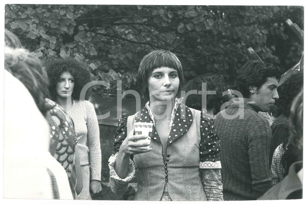 Fotografia d epoca originale 1975 ca ITALIA  COSTUME Paola PITAGORA Ritratto dell attrice  Foto 30x20 cm 1