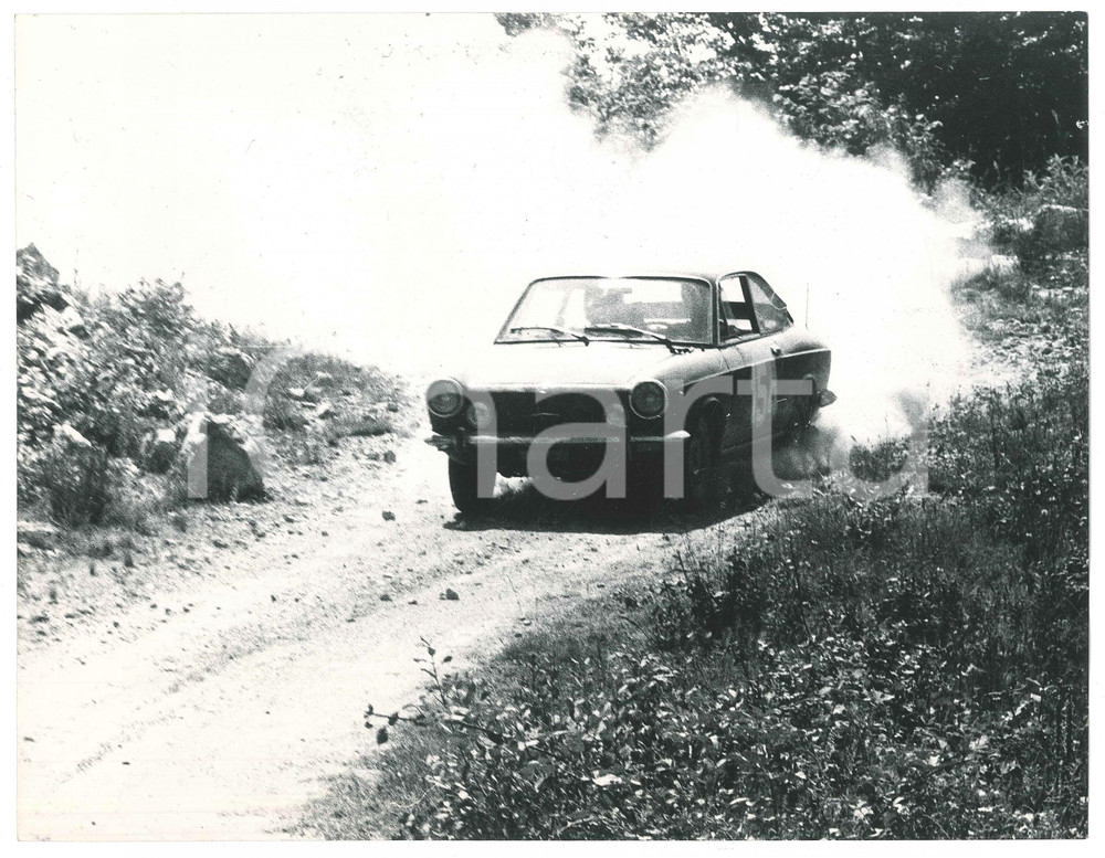 Fotografia d epoca originale 1971 SAVONA Rally Coppa d oro  FIAT 850 CoupÃ© n. 154  Foto 27x21 cm 3 1