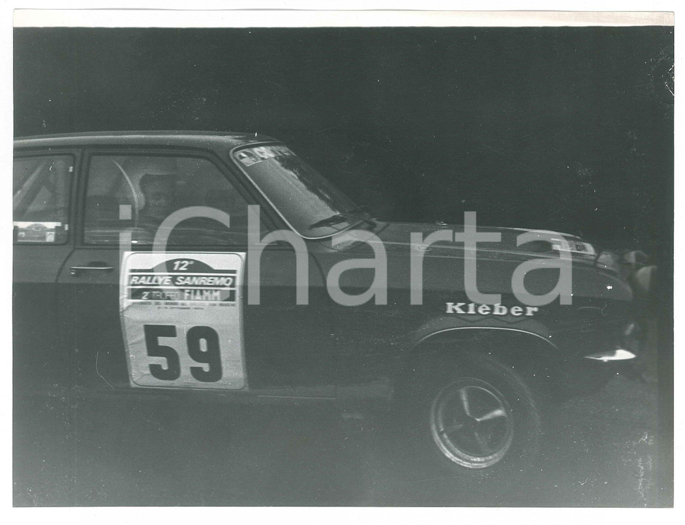 Fotografia d epoca originale 1974 SANREMO  RALLY Opel ASCONA Simonetta DEL MAZZA Enrica MARENGHI Foto 4 1