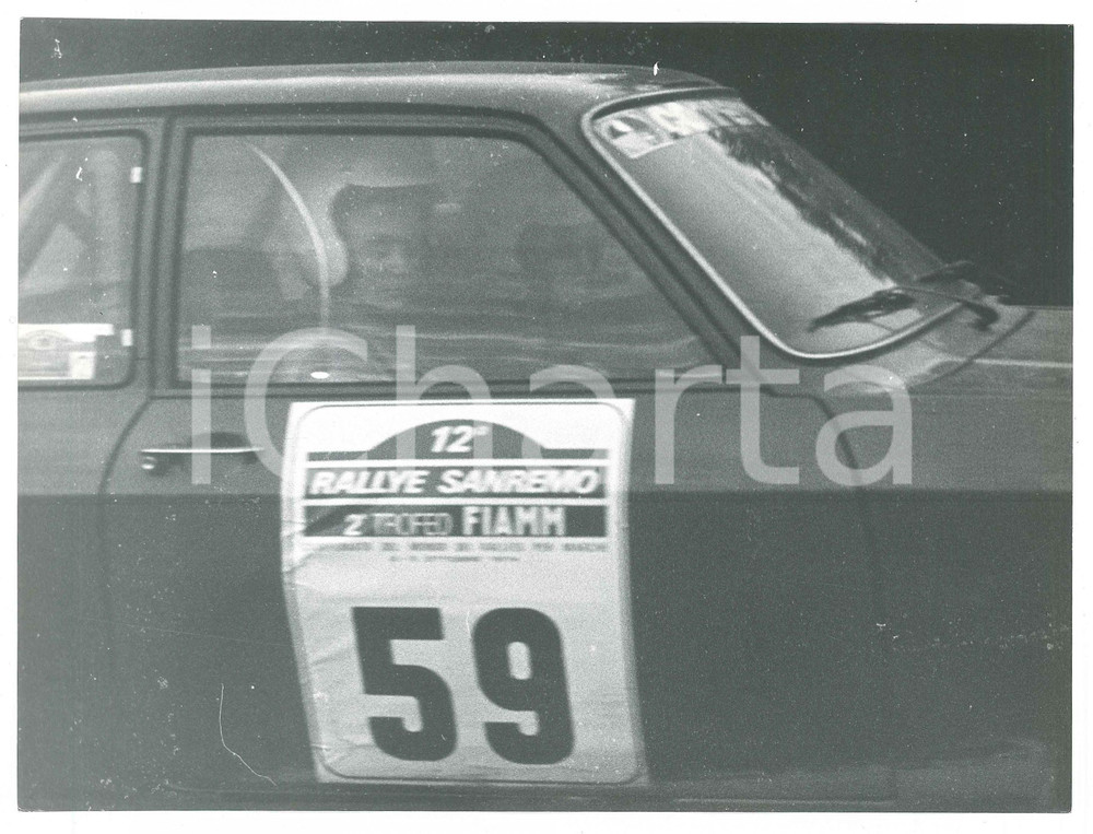 Fotografia d epoca originale 1974 SANREMO  RALLY Opel ASCONA Simonetta DEL MAZZA Enrica MARENGHI Foto 3 1