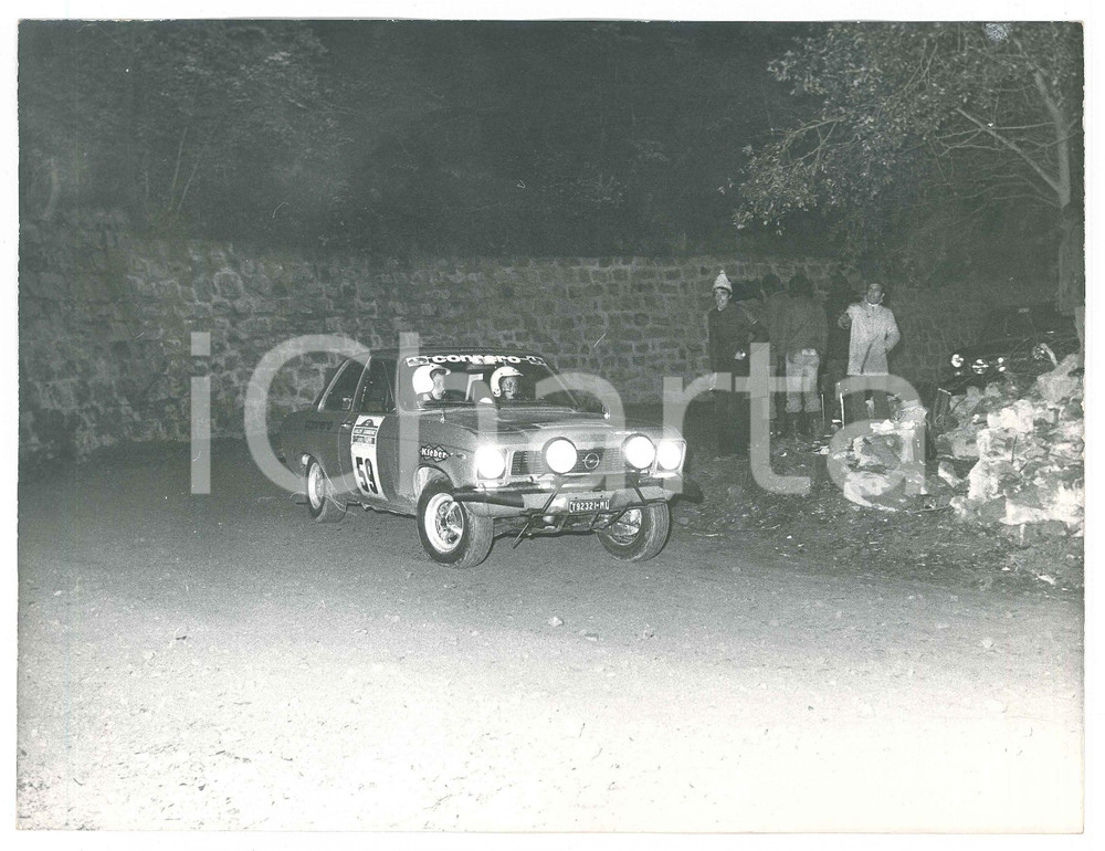 Fotografia d epoca originale 1974 SANREMO  RALLY Opel ASCONA Simonetta DEL MAZZA Enrica MARENGHI Foto 1 1