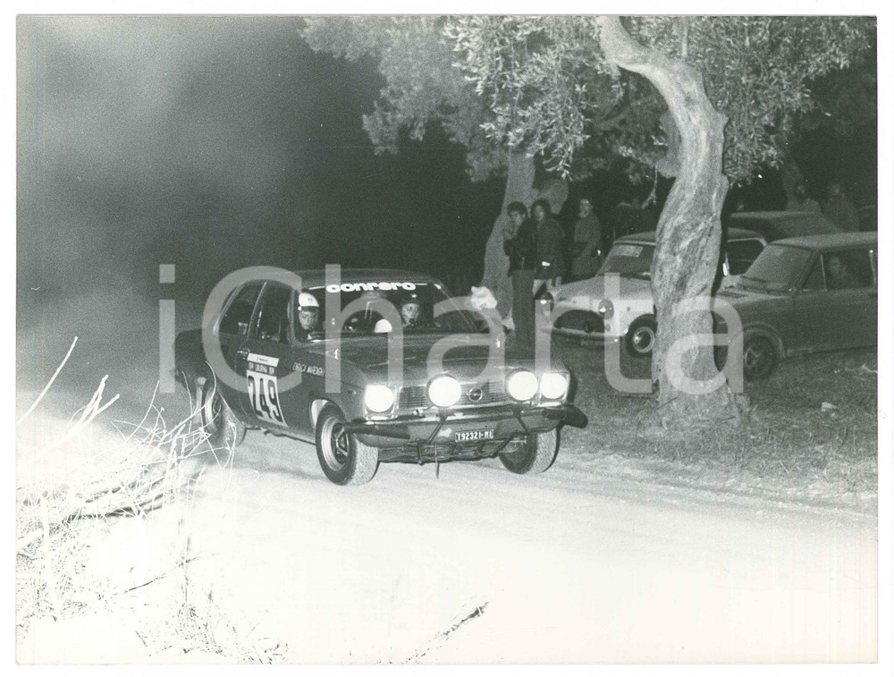 Fotografia d epoca originale 1970 ca IRALLY Opel Ascona  Simonetta DEL MAZZA Enrica MARENGHI Foto 1 1