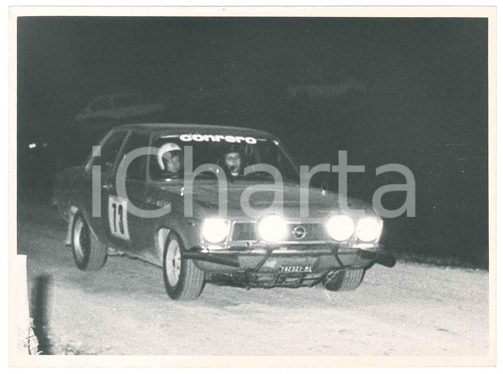Fotografia d epoca originale 1970 ca ITALIA  RALLY Opel Ascona  Simonetta DEL MAZZA Enrica MARENGHI Foto 2 1