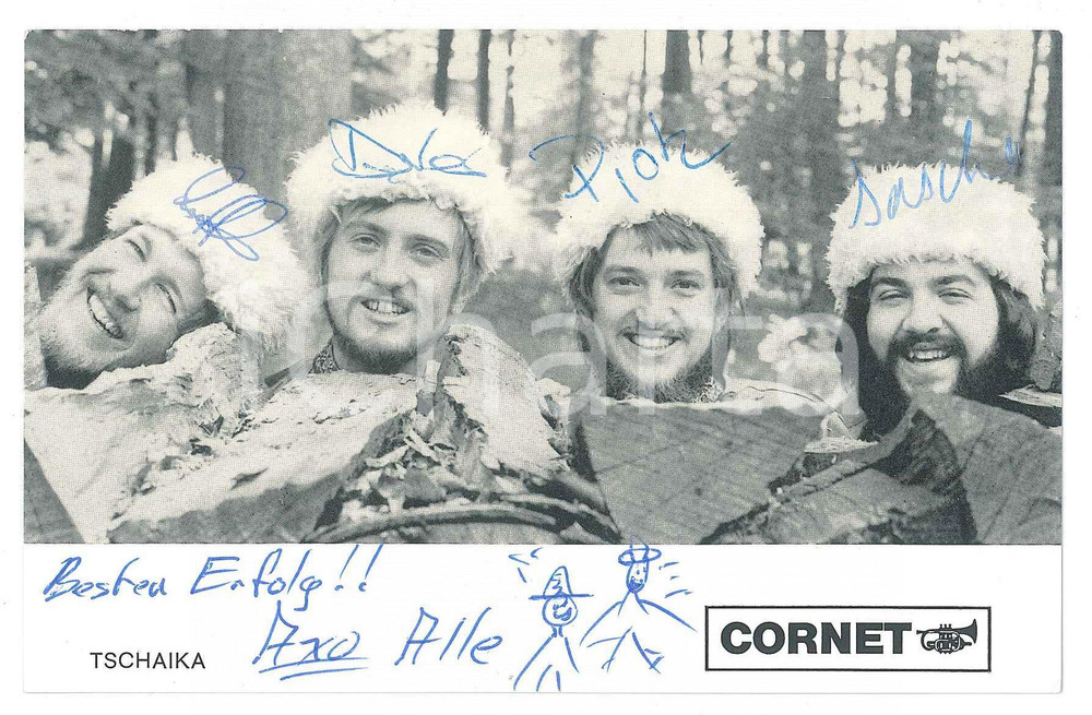 Autografo originale 1970 GERMANY  MUSIC  TSCHAIKA  SIGNED Photo 15x10 cm 1