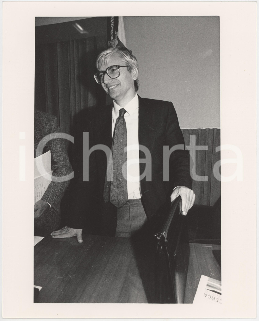 Fotografia d epoca originale 1988 ROMA Fabio PISTELLA Ritratto  Foto 20x25 cm 1