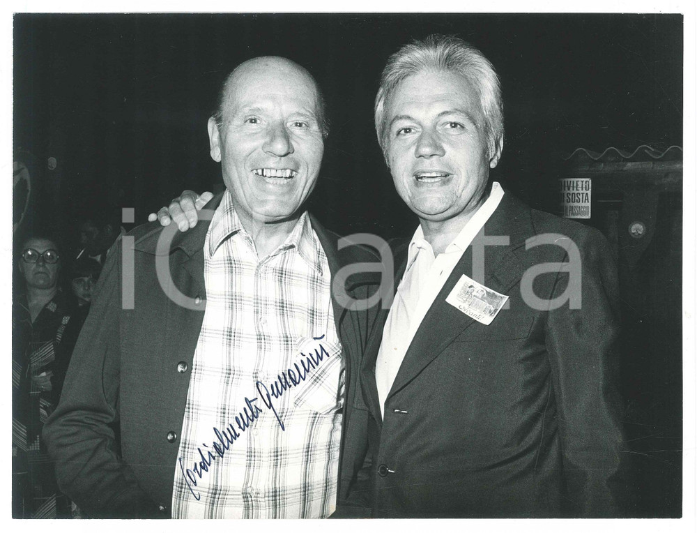 Fotografia d epoca originale 1975 ca MILANO PSI Festa dell Avanti!  Walter ARMANINI  Foto AUTOGRAFO 4 1