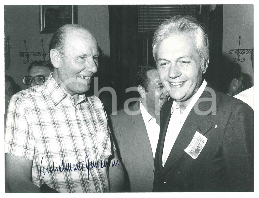 Fotografia d epoca originale 1975 ca MILANO PSI Festa dell Avanti!  Walter ARMANINI  Foto AUTOGRAFO 3 1