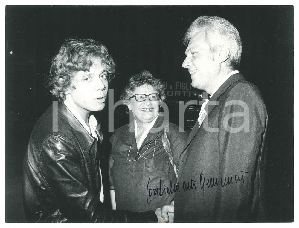 Fotografia d epoca originale 1975 ca MILANO PSI Festa dell Avanti!  Walter ARMANINI  Foto AUTOGRAFO 9 1