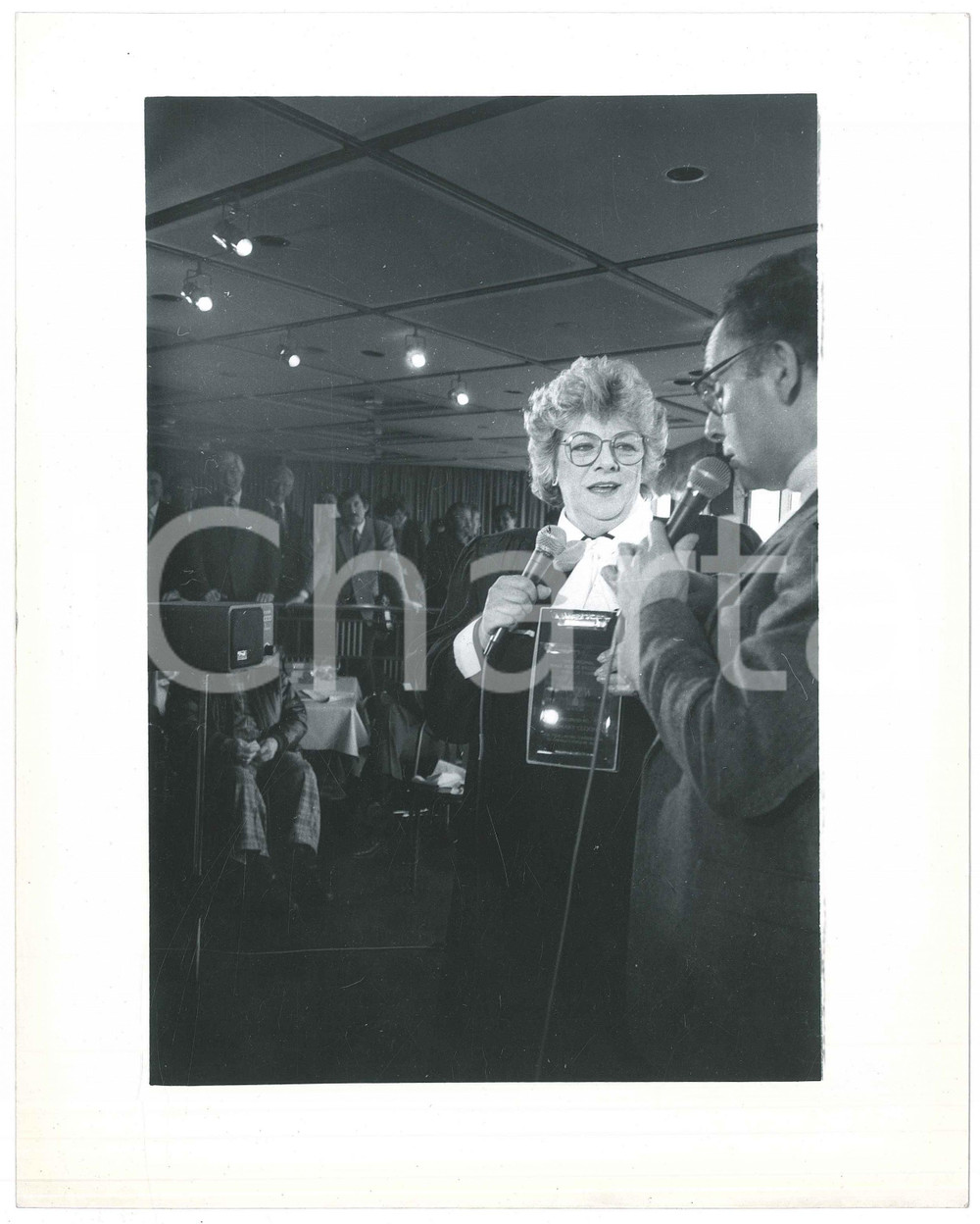 Fotografia d epoca originale 1989 COSTUME USA  Rosemary CLOONEY a un evento  Ritratto  Foto 20x25 cm 1