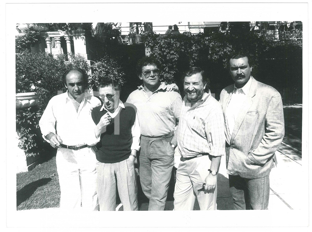 Fotografia d epoca originale 1986 VENEZIA Mostra del Cinema  Pupi AVATI Alessandro HABER Gianni CAVINA Foto 1