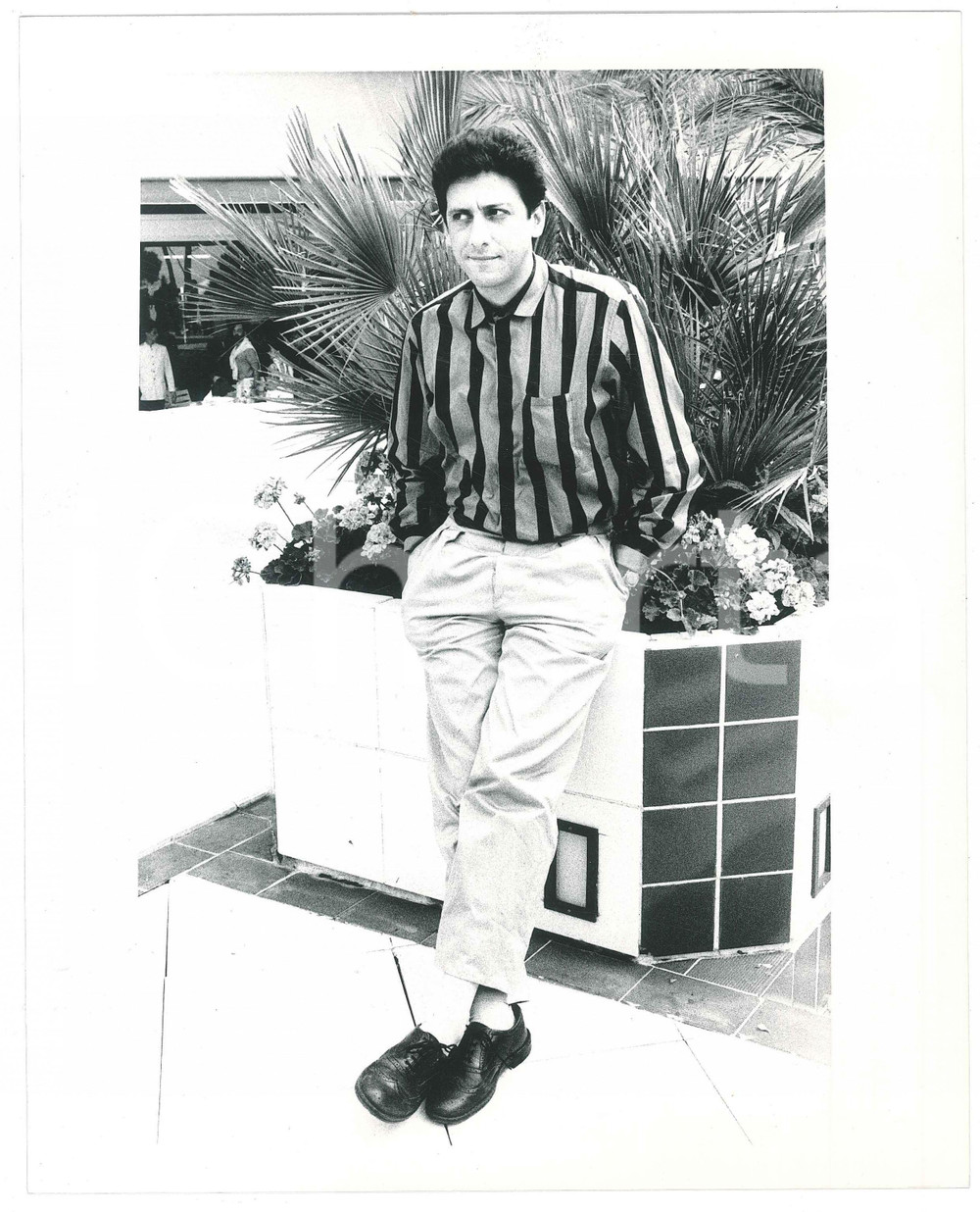 Fotografia d epoca originale 1987 FESTIVAL DI CANNES ? Sergio CASTELLITTO Ritratto dell attore  Foto 2 1