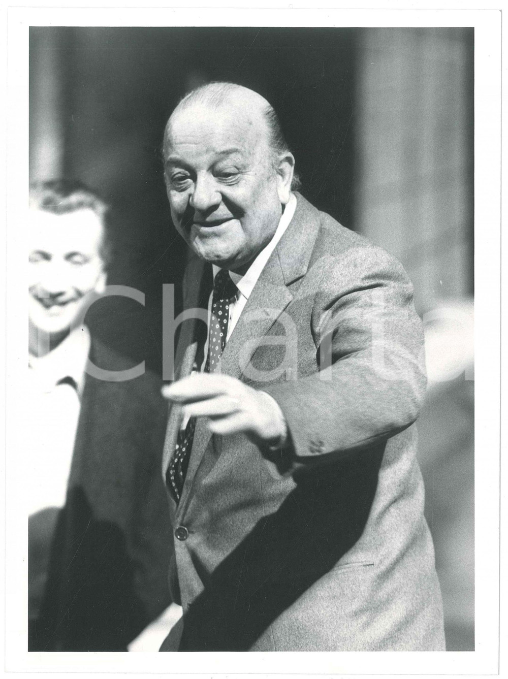 Fotografia d epoca originale 1985 ca FESTIVAL DI SANREMO Gianni RAVERA Ritratto  Foto 18x24 cm 1