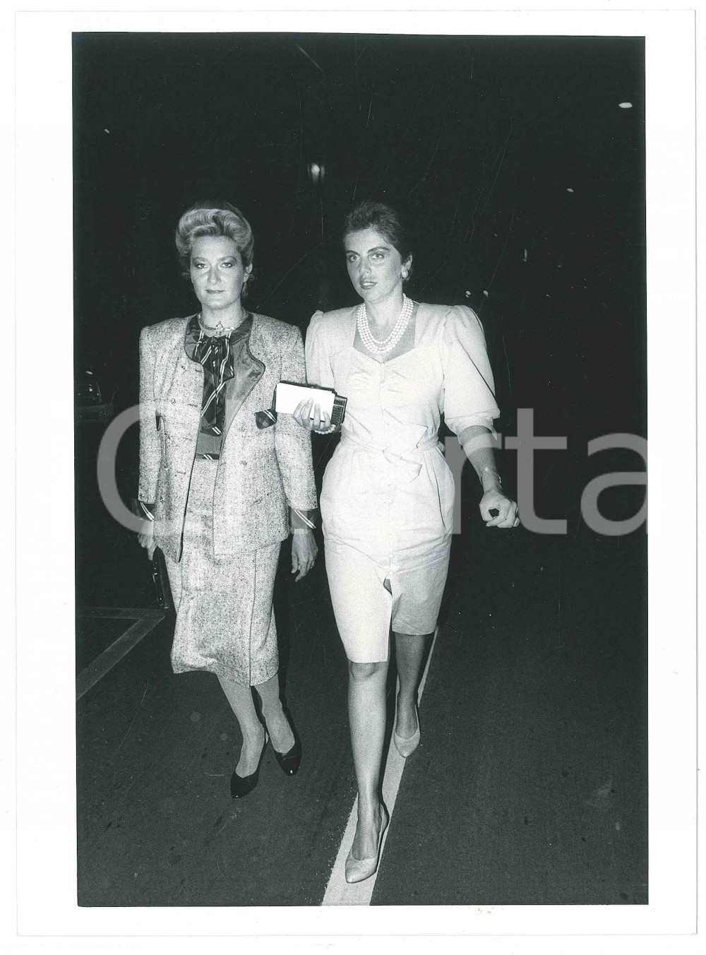 Fotografia d epoca originale 1985 ca VENEZIA Mostra del Cinema  Giovanna MASSOBRIO Ania PIERONI  Foto 1 1