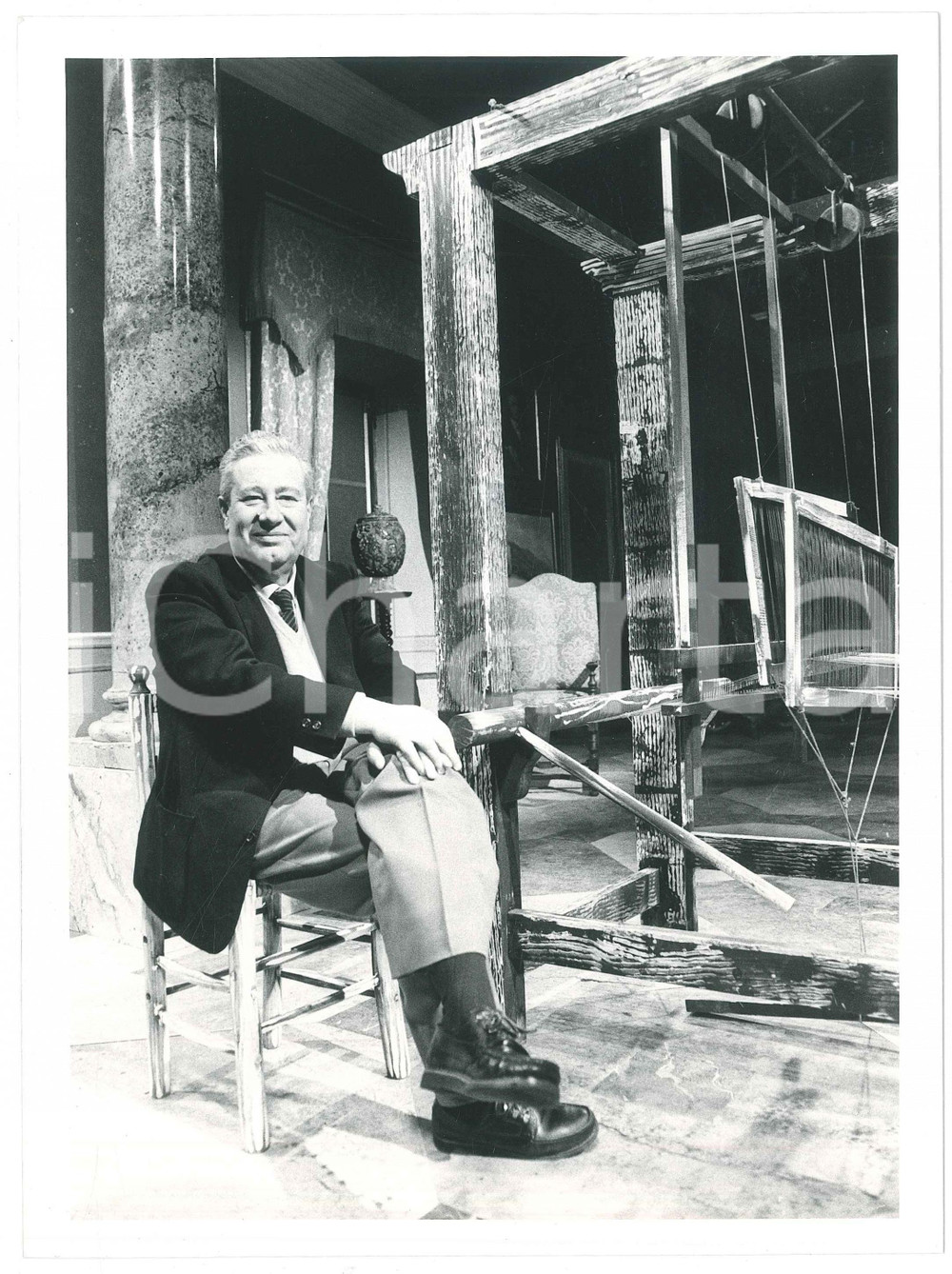 Fotografia d epoca originale 1985 ca ITALIA  Domenico ROSATI Ritratto Presidente ACLI  Foto 18x24 cm 4 1