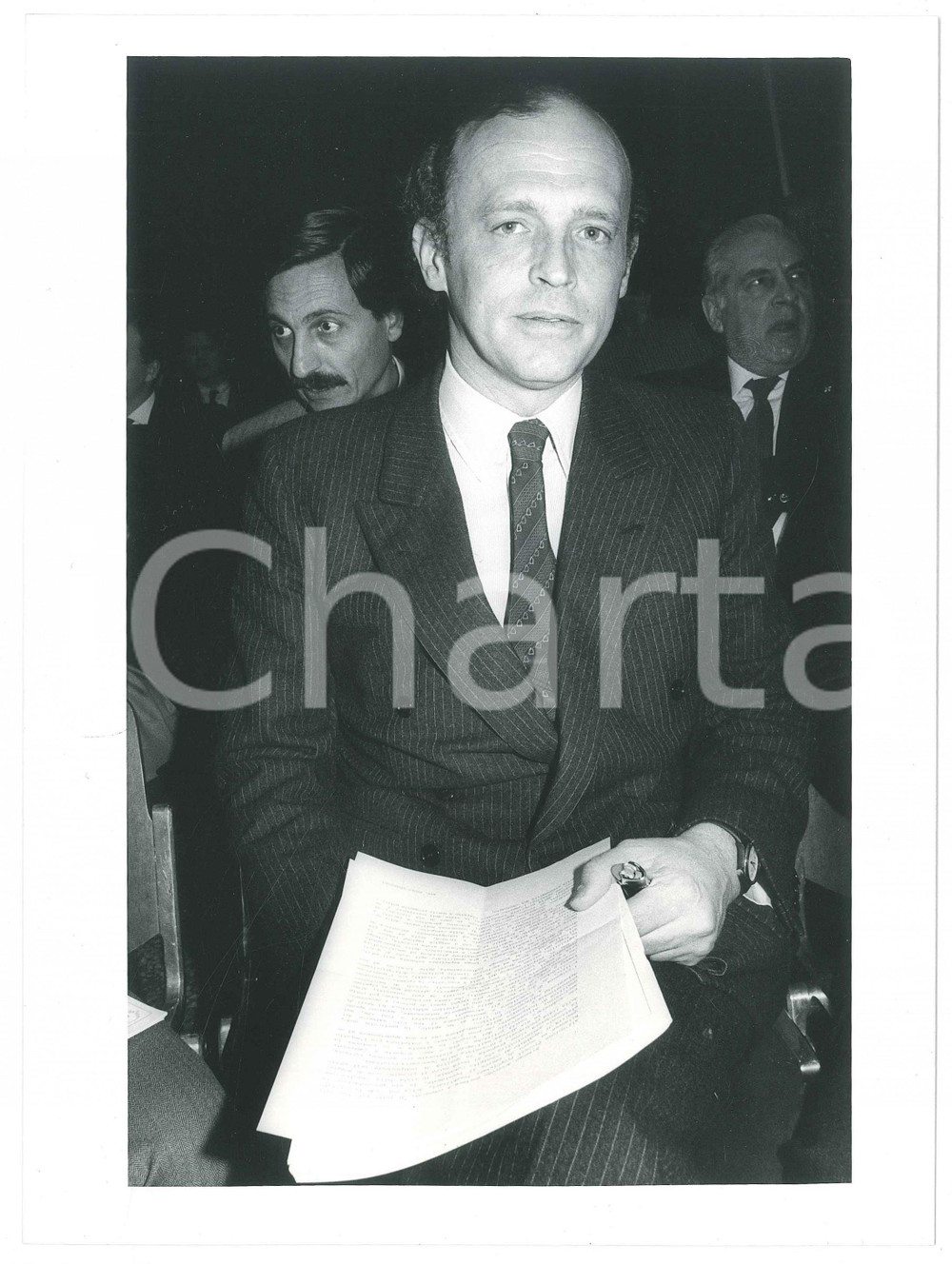 Fotografia d epoca originale 1985 ca MILANO Carlo RADICE FOSSATI Ritratto  Foto 18x24 cm 7 1