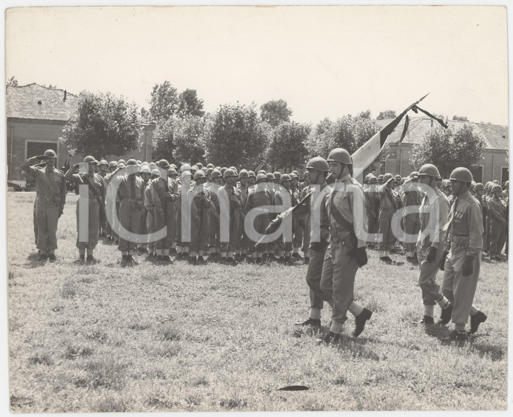 Fotografia d epoca originale 1955 ca AREA DI PADOVA  ESERCITO ITALIANO Dimostrazione militare Foto 22x18 1 1