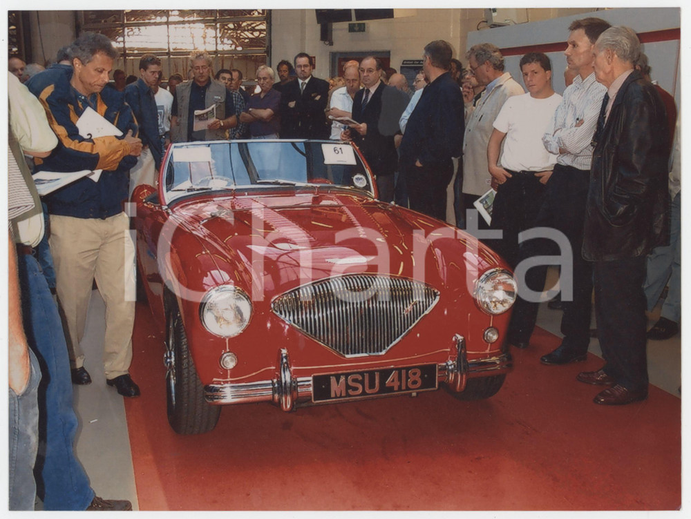 Fotografia d epoca originale 1995 ca BRIDGWATER UK AustinHealey 100/4  BRITISH CAR AUCTIONS Photo 20x15 1
