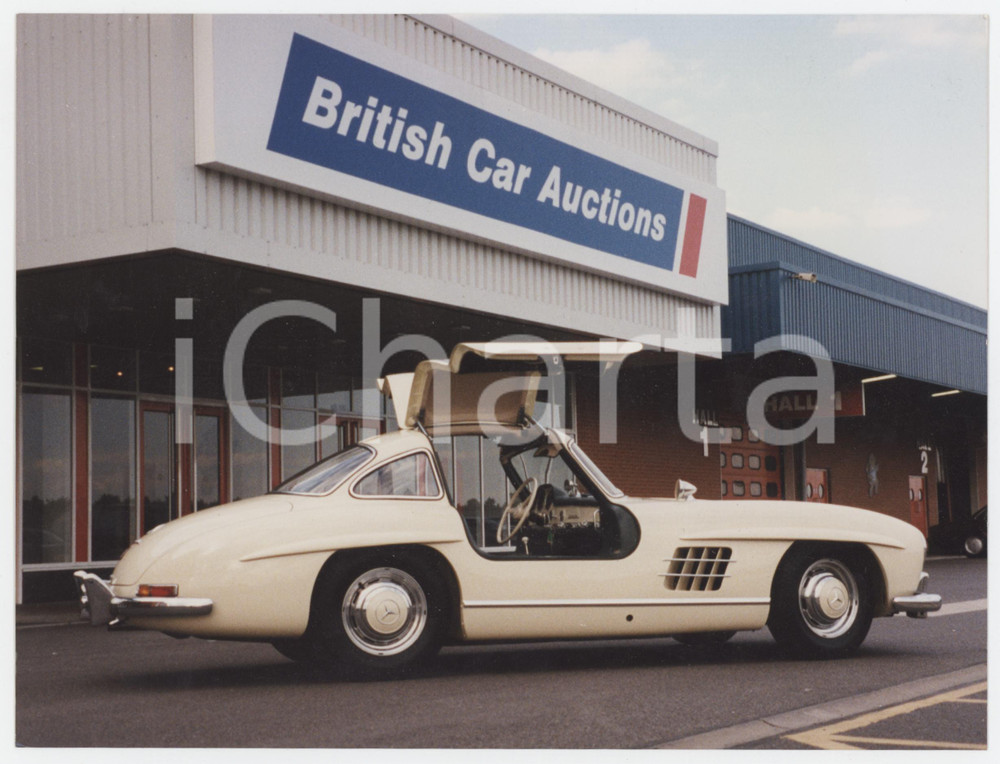 Fotografia d epoca originale 1997 BRITISH CAR AUCTIONS Mercedes 300 SL Coupe GullWing  Photo 20x15 cm 1