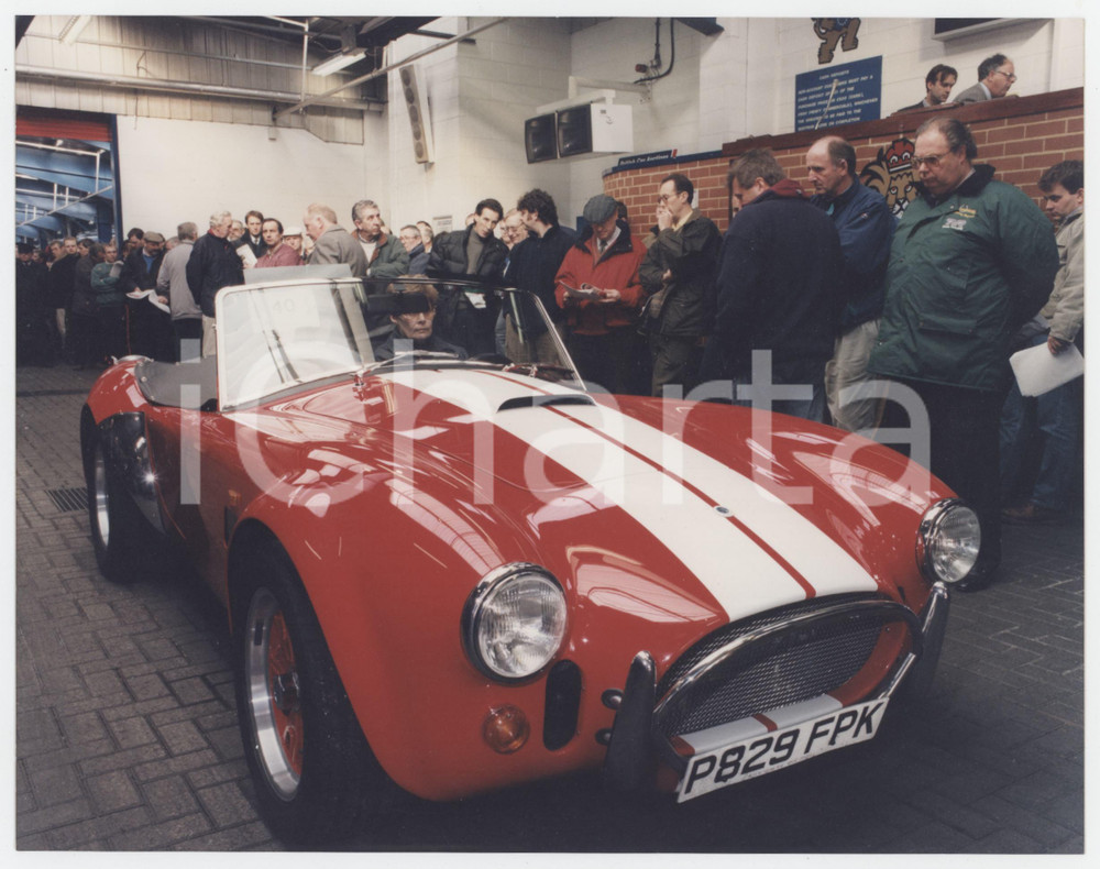 Fotografia d epoca originale 1995 ca BLACKBUSHE UK AC Cobra Mk IV  BRITISH CAR AUCTIONS Photo 20x15 1