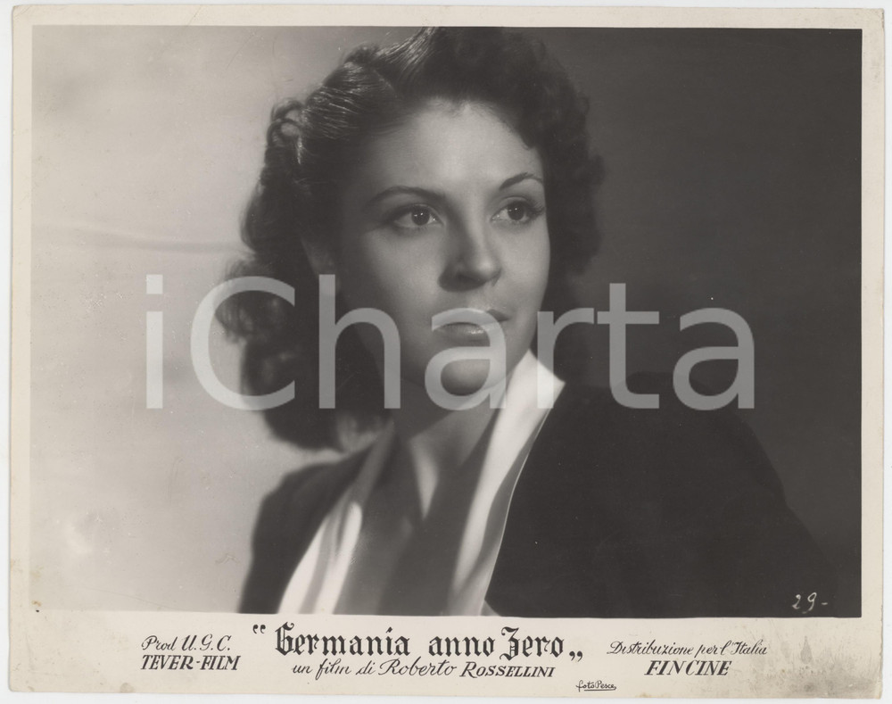 Materiale cinematografico d’epoca 1948 CINEMA Germania anno zero Regia di Roberto ROSSELLINI  Foto 25x20 cm 1