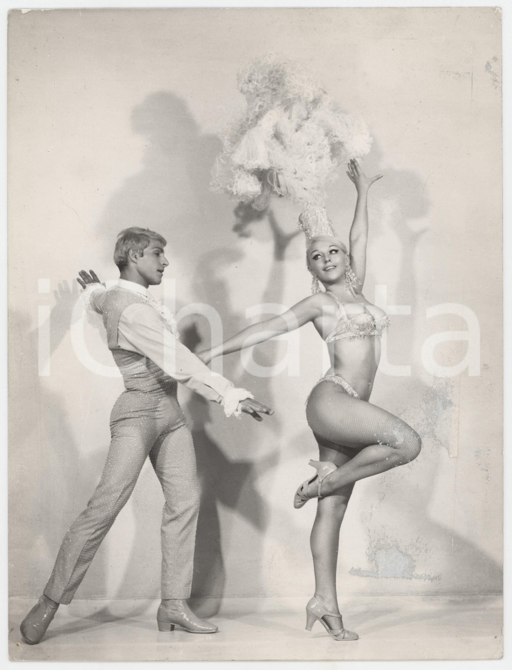 Fotografia d epoca originale 1955 ca TEATRO  VARIETÃ€ Ballerini Guy e Dolly  Foto LUXARDO  DANNEGGIATA 1