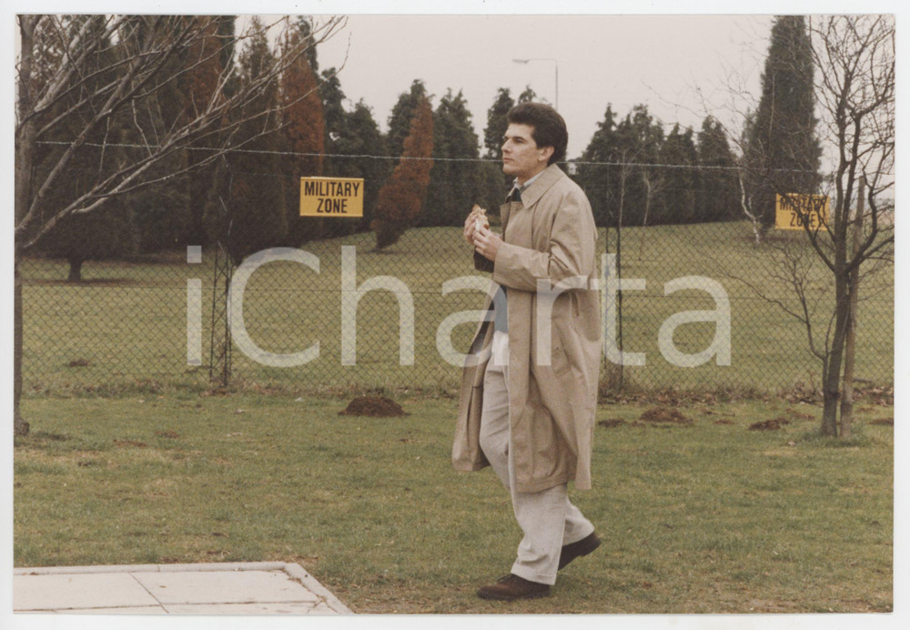 Materiale cinematografico d’epoca 1991 CINEMA Il muro di gomma Corso SALANI Ritratto dell attore Foto 19x13 2 1