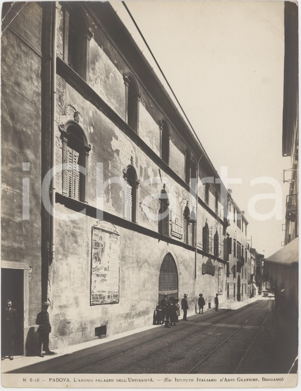 Fotografia d epoca originale 1940 ca PADOVA Palazzo dell UniversitÃ   Foto ARTI GRAFICHE BERGAMO 19x25cm 1