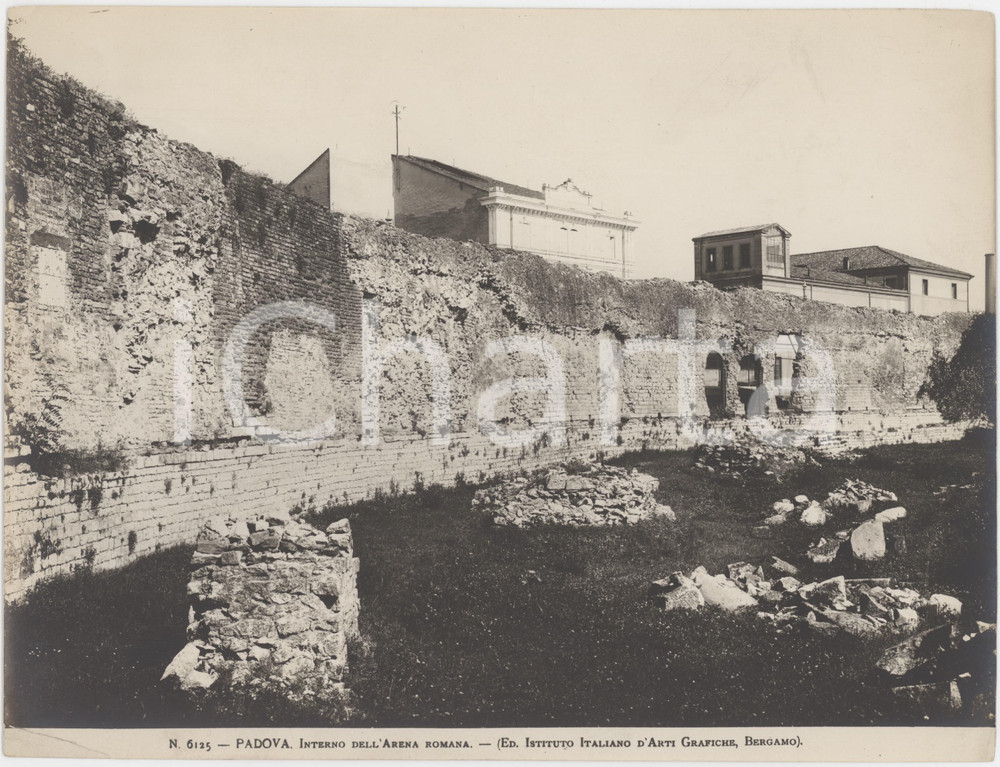 Fotografia d epoca originale 1940 ca PADOVA Arena Romana  Foto ARTI GRAFICHE BERGAMO 25x19 cm 1